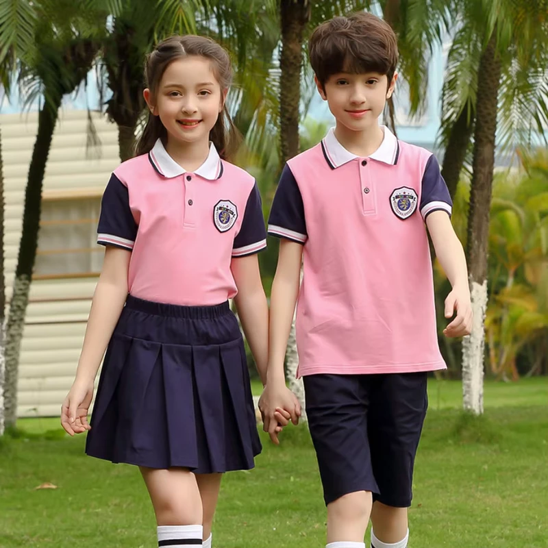 Sports School Polo Uniforms Chinese Factory Customize High Quality Short Sleeve for School Children Custom OEM ODM for Unisex