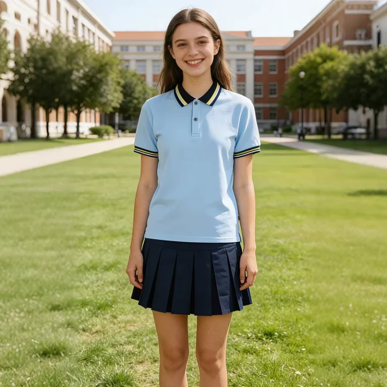 Sports-Set-Customizable-Elementary-School-Uniform-Set-T-Shirt-Shorts-Skirt-for-BoysGirls-Stylish-Comfortable-School-Uniforms