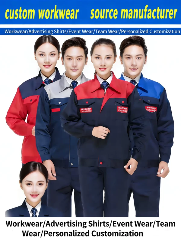 Spring-Autumn-Mens-Polyester-Work-Uniform-Set-for-Auto-Repair-Engineering-Factory-Workshop-Anti-Fouling-Decontamination-Model