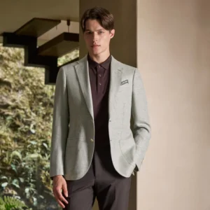 Spring Autumn New Fashion Men Plus Size Business Suits 100% Wool Italian Style Wedding Gentleman Easy-care