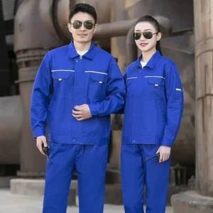 Spring Autumn New Solid Color Uniform Cotton Suit Reflective Strips CE Certified Anti pilling Digital Printed Unisex Hi Workwear