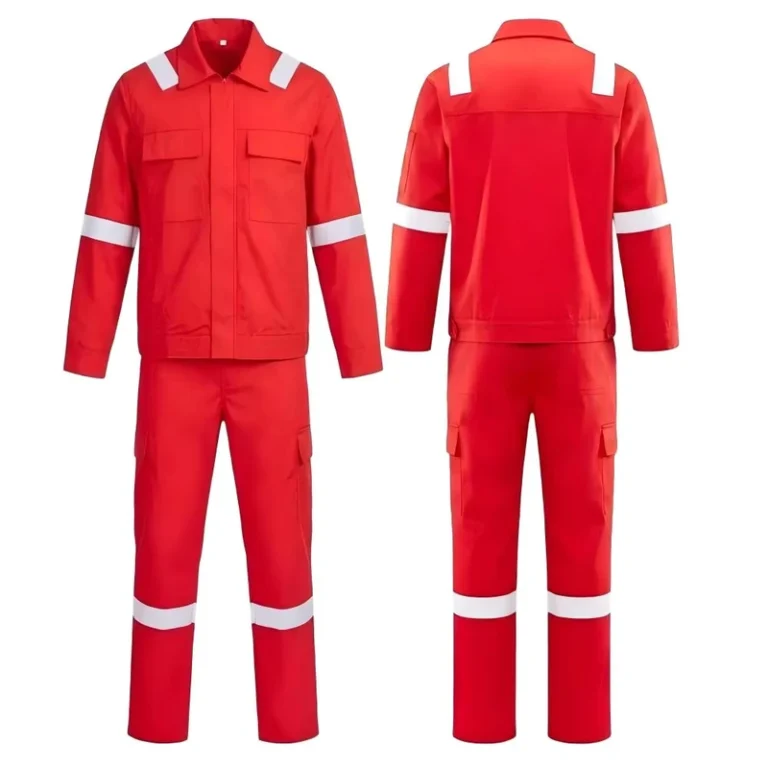 Spring-Autumn-Pure-Cotton-Two-Piece-Work-Coverall-Reflective-Strips-Welder-Grade-Abrasion-Resistant-Customizable-Unisex
