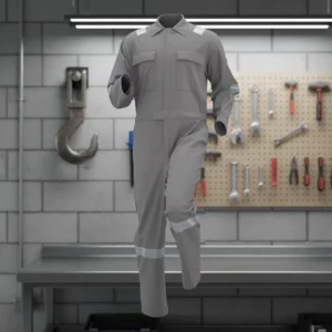 Spring Autumn Safety Protective Work Coveralls 100% Cotton Fabric Custom Logo Size Workwear Overalls for Electrician