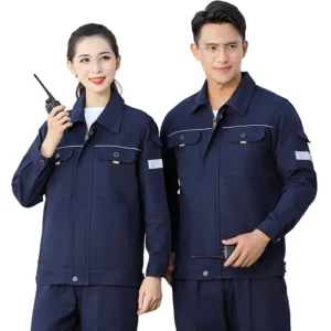 Spring Autumn Winter All cotton Men’s Workwear Set Heat resistant Abrasion resistant Anti fouling Welding Mining Overalls