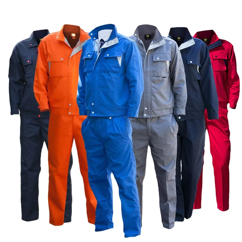 Spring Autumn Work Clothes Men Custom Workwear Uniforms Safety Protective Suits