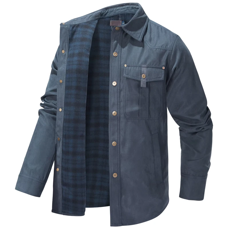 Spring Men's Casual Outdoor Fashion Coated Worsted Custom Bomber Work Jackets
