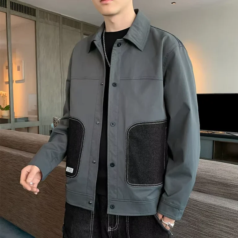 Spring-and-Autumn-Lapel-Jacket-Mens-Slim-Korean-Style-Casual-Thin-Jacket