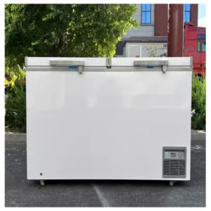 Stainless Steel Horizontal Freeze Liner Freezer Direct Cooling Fresh Meat Chest Freezer for Supermarket