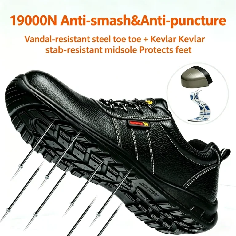 Steel-Cap-Anti-smash-Anti-puncture-Anti-slip-Oil-resistant-Wear-resistant-Breathable-Protective-PU-Outsole-Safety-Shoes