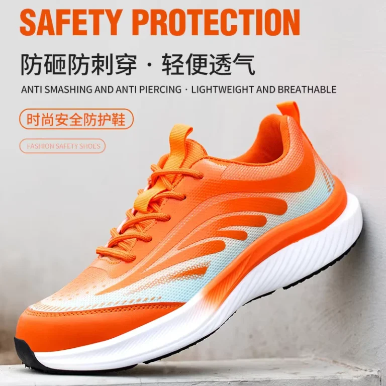 Steel-Toe-Low-Cut-Unisex-Safety-Shoes-Anti-Puncture-Breathable-Fly-Knit-Microfiber-Anti-Slip-Lightweight-Industrial-Protective