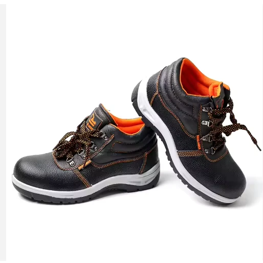 Steel Toe Safety Boots Anti Smashing Waterproof PU Leather Construction Work Foot Protection