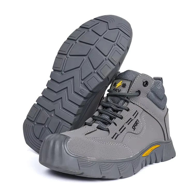 Steel Toe Safety Shoes Anti Smash Anti Puncture 6KV Insulated Microfiber Breathable Mesh PU Sole Work Boots Industrial Factory