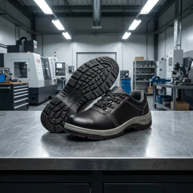 Steel Toe Safety Shoes Anti-Smash Anti-Puncture Slip Resistant Oil Resistant Waterproof Anti-static Shoes