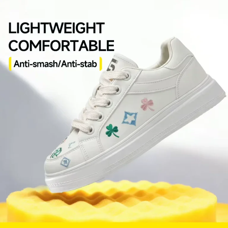 Steel-Toe-Work-Safety-Shoes-Anti-Smash-Anti-Puncture-Microfiber-Upper-MD-Sole