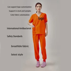 Stock Deep Navy Blue Scrub Female Nurse Uniform Design Nursing tank Compression Socks Nurse