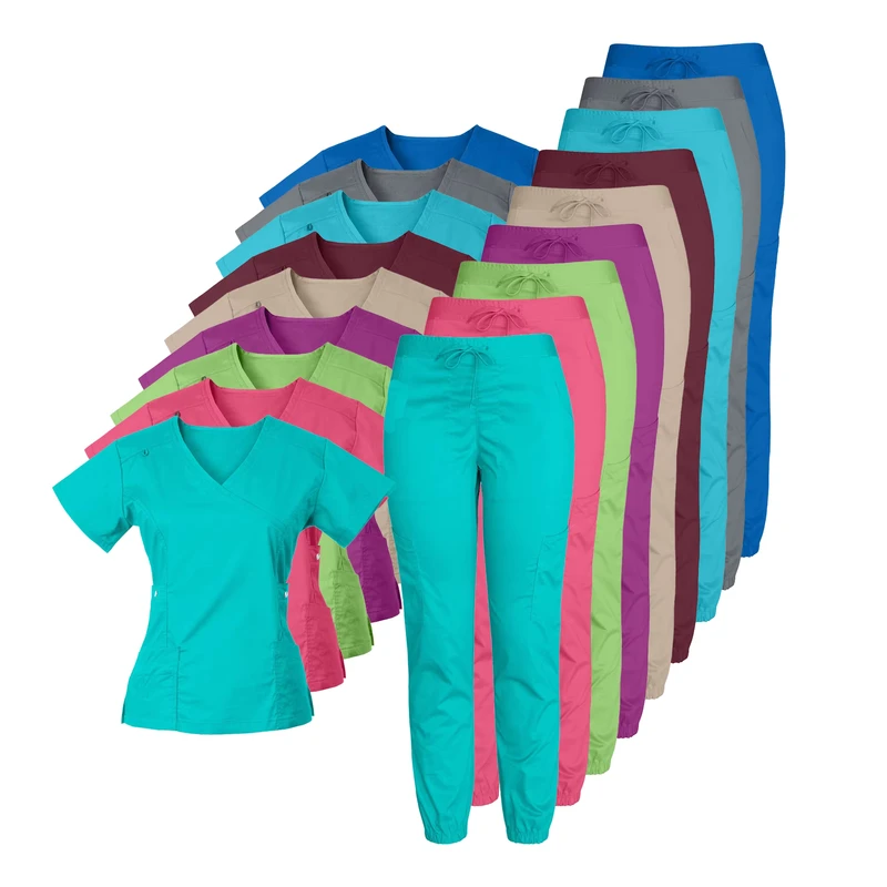 Stretch Breathable Women Sets Uniformes De Enfermera Para Nursing Scrubs Hospital Medical Scrubs Uniforms Sets