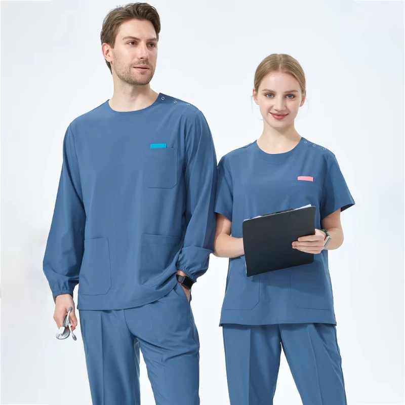 Stretch Medical Scrub Set for Women and Men