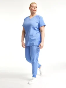 Stretchy Custom Logo Nurse Scrubs Spandex Medical Uniforms High Quality Hospital Uniform for Female