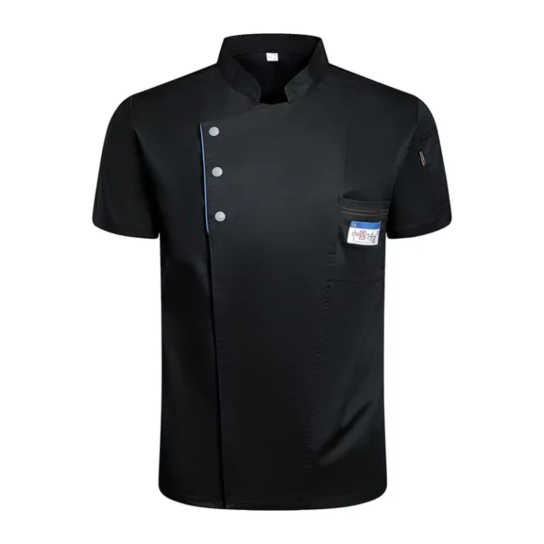 Stylish-3-Button-Chef-Coat-Men-Women-Restaurant-Uniforms-in-Twill-Fabric-Comfortable-Easy-Cleaning-Breathable-Kitchen-Hotel-Work