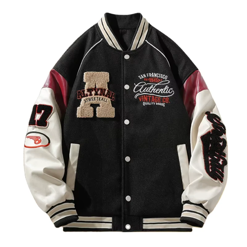 Stylish Hooded Casual Baseball Clothes Custom Varsity for Men Men's Lightweight Jacket