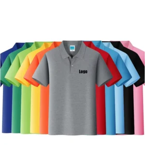 Summer 200gsm Polyester Cotton Plain Blank Custom logo Printed Casual Wear Men’s Polo t Shirt Custom Men Polo t Shirts