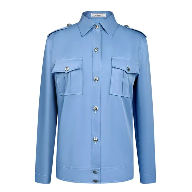 Summer-Blue-Unisex-Long-and-Short-Sleeve-Ripstop-Cotton-Polyester-Safety-Uniform-Shirt-for-Construction-Work-Custom-Logo