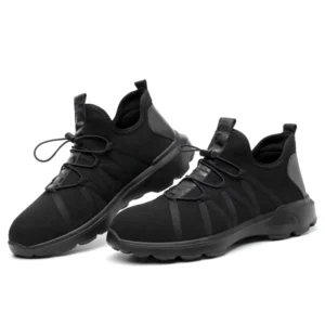 Summer Breathable Insulation Steel Toe Oil Proof Puncture Resistant Sole Safety Electrical Work Knit Foot Protection