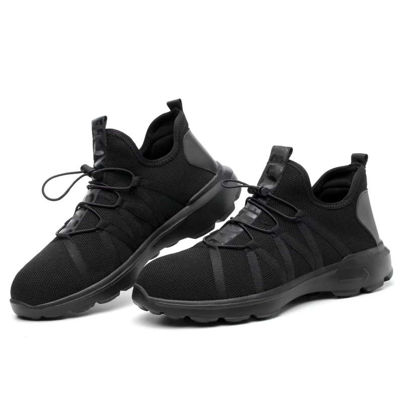 Summer Breathable Insulation Steel Toe Oil Proof Puncture Resistant Sole Safety Electrical Work Knit Foot Protection