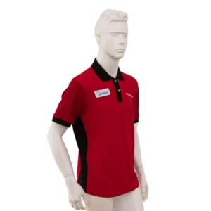 Summer Breathable Polo Shirt Logistics Work Uniform Short Sleeve Scratch Resistant Workwear