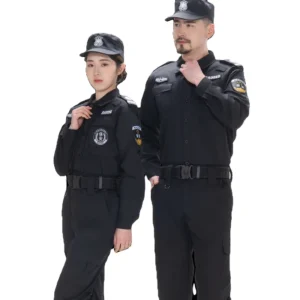 Summer Dark Blue and Black Women’s National Patrol Security Guard Uniform