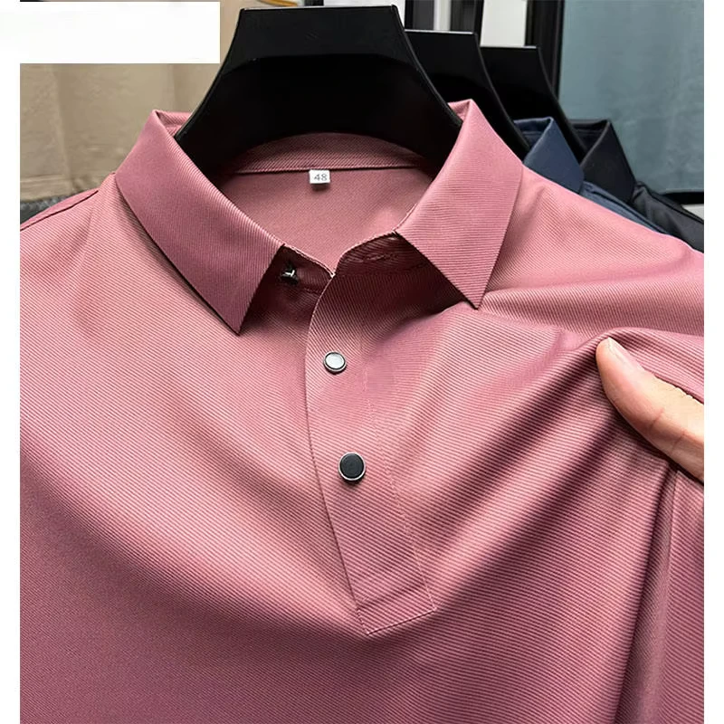 Summer M 4XL Quality Fashion Clothing Custom Polo Shirt Sports Casual Business Top Men's Sports T Shirt