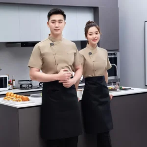 Summer Men Chef Jackets Comfortable Breathable Chef Hotel Restaurant Cafe Catering Chef Work Uniform Clothing for Women