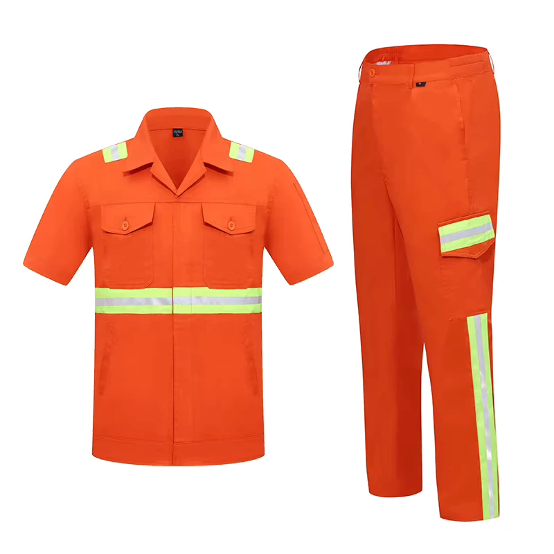 Summer Mining High-Visibility Reflective Safety Workwear