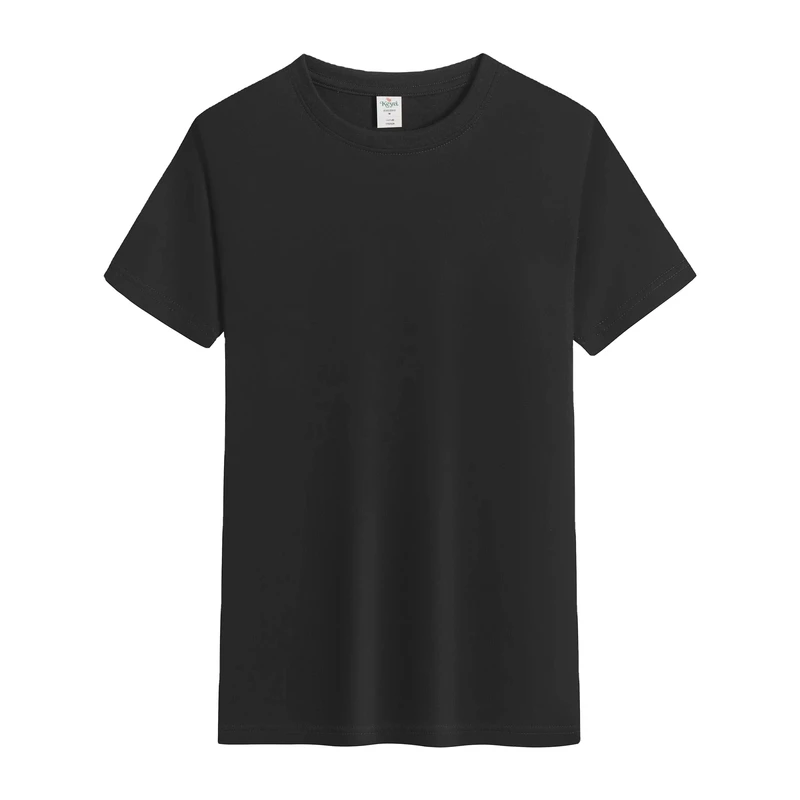 Summer Plus Size Knitted 100% Combed Cotton Men's Blank Round Neck Plain Premium 180gsm T-Shirt