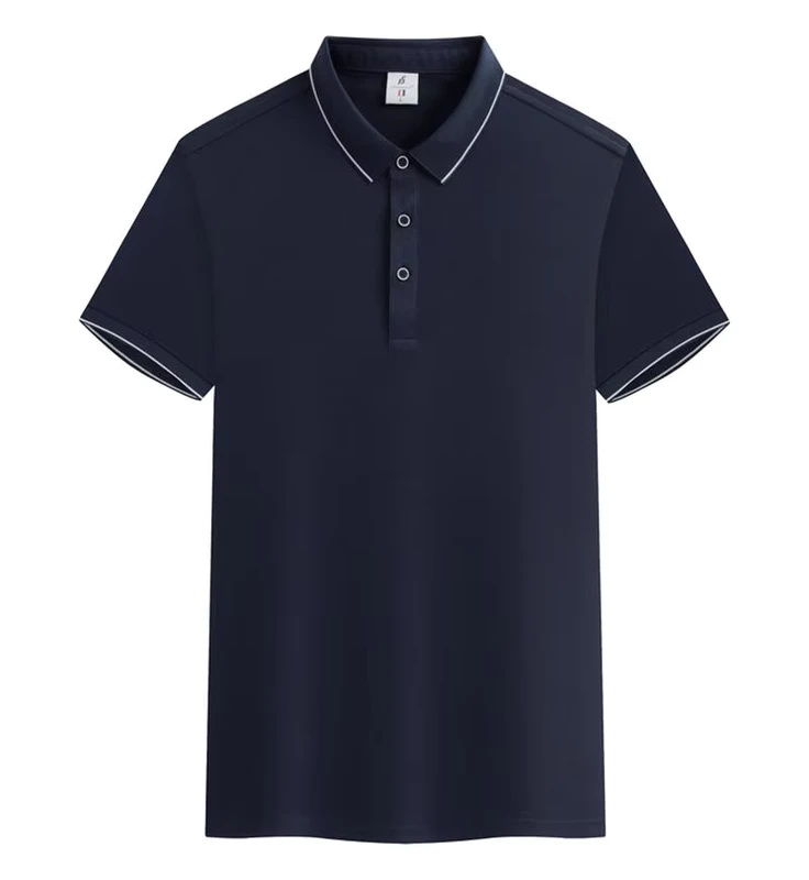 Summer Polo Shirt Short-sleeved Casual Shirt With Logo Lapel Embroidered Breathable Polo T-shirts High Quality Men