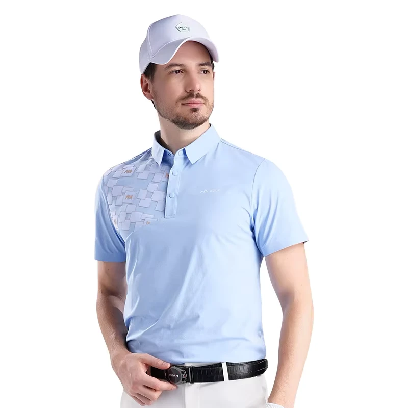 Summer Polo Shirts Short Sleeve Men's Golf Sport Polo Shirt