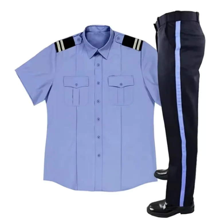 Summer-Short-Sleeve-Security-Guard-Uniform-for-Hotels-and-Properties-Optimal-Protection-Work-Apparel