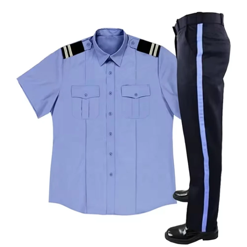 Summer Short Sleeve Security Guard Uniform for Hotels and Properties Optimal Protection Work Apparel