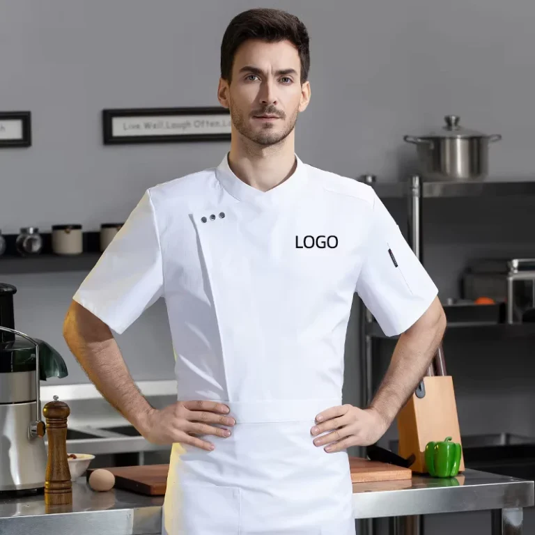 Summer-Short-Sleeved-Breathable-Chef-Uniform-Shirt-for-Chinese-Restaurant-Bakery