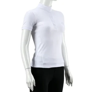 Summer Soft Equestrian Show Shirt Waist Perforated Mesh Breathable Equestrian Base Layer Women Horse Riding Clothing