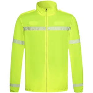 Summer Sun UV Protection Clothing Light Thin Hi Vis Outdoor Sports Windbreaker Custom Logo Reflective Traffic Safety Jackets