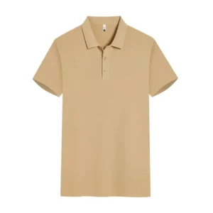 Summer thin breathable polo shirt lapel loose polo shirt indoor and outdoor general work clothes