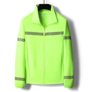 Sun Protection Safety Jacket Hi Vis Reflective Workwear Ice Cooling Duty Coat OEM