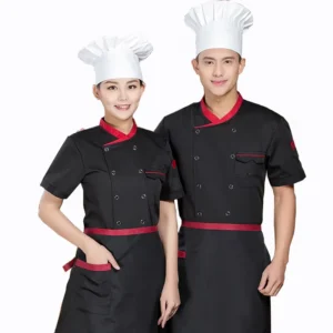 Super Quality Hot Sell Hotel Chef Restaurant Uniforms Black Chef Uniform Chef Shirts