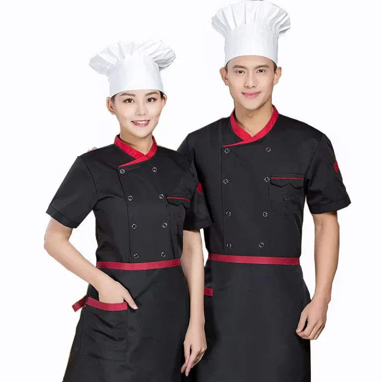 Super-Quality-Hot-Sell-Hotel-Chef-Restaurant-Uniforms-Black-Chef-Uniform-Chef-Shirts