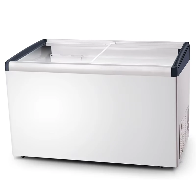Supermarket Ice Cream Freezer Deep Freezer Outside Use Outdoor Commercial Freezer