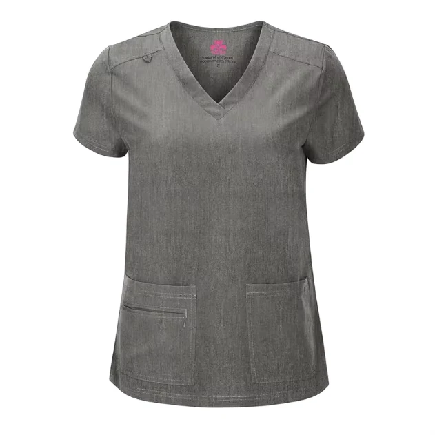 Surgical-Scrub-Set-with-V-Neck-Stretch-Top-Pockets-and-Quick-Dry-Fabric