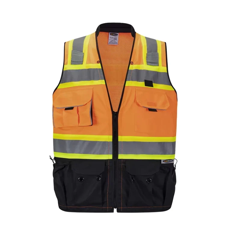 Surveyors-Class-2-Hi-Vis-Meshed-Safety-Vest-with-Luminous-Reflective-Tape