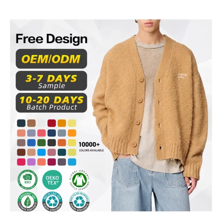 Sweater-Manufacturer-Custom-logo-Men-Wool-Nylon-Oversized-Fashion-Fuzzy-Knitted-Cardigan-Sweater-with-Button