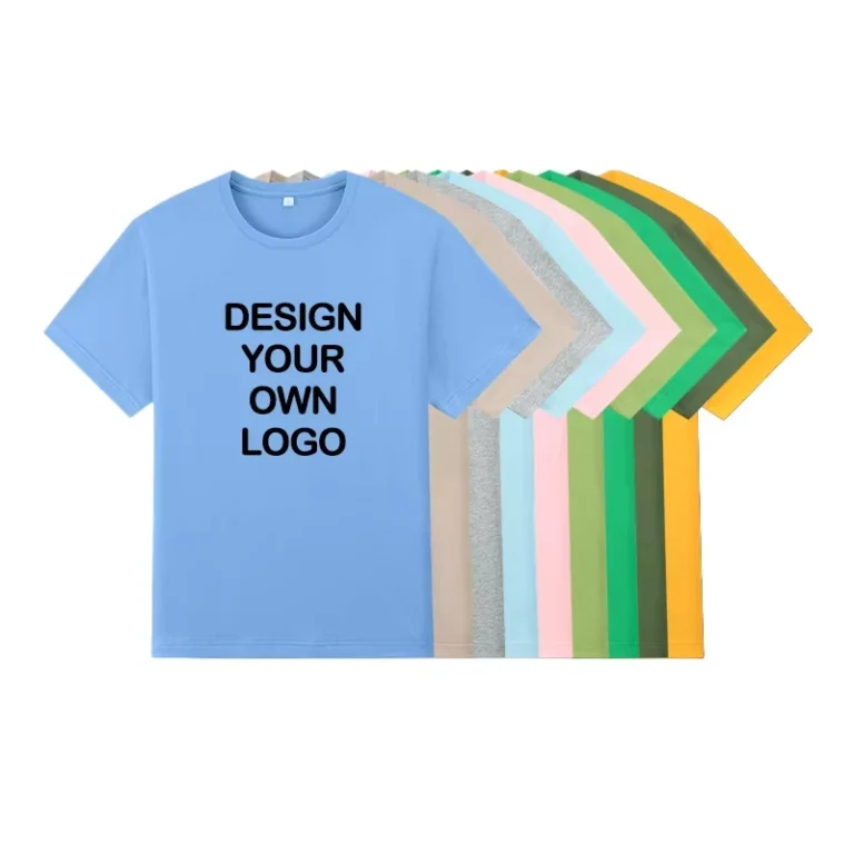 TIMAGOT-Comfortable-Skin-Friendly-Yarn-Dyed-Knitted-170g-100-Cotton-Crew-Neck-Short-Sleeve-Loose-Fit-Casual-Print-T-Shirt